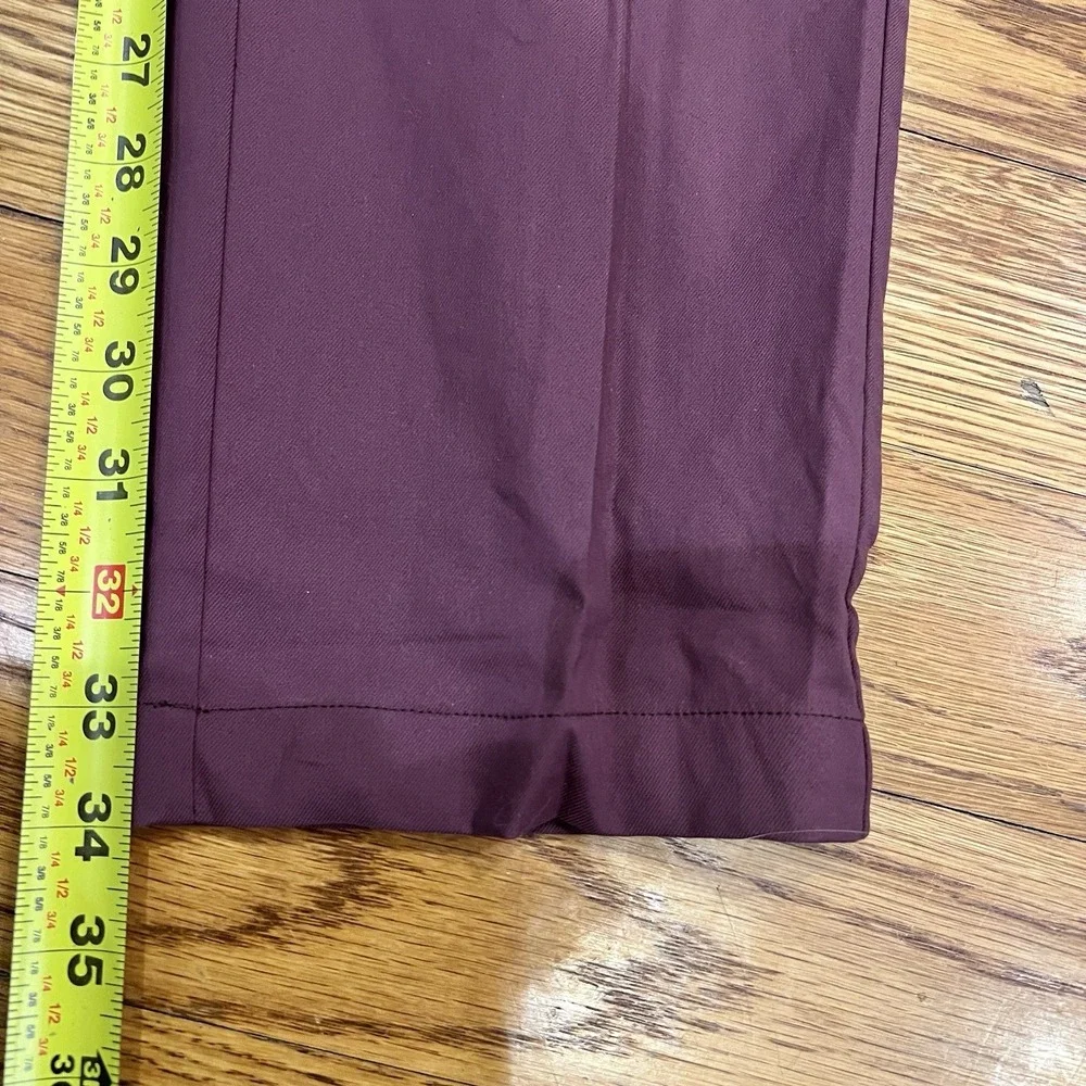 Tommy John The‎ Go Anywhere Collection Jogger Pants Mens 34/35 Burgundy